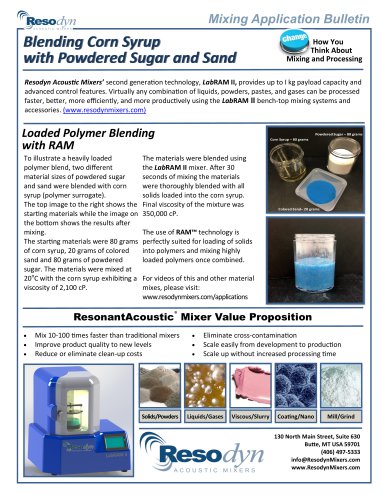 Mixing Highly Loaded Polymers