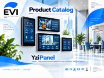 EVI Catalogue - VESA wall-mounted tablets or POE flush-mounted tablets, industrial PanelPCs running Android, Windows or Linux