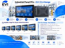 EVI Catalogue - VESA wall-mounted tablets or POE flush-mounted tablets, industrial PanelPCs running Android, Windows or Linux-13