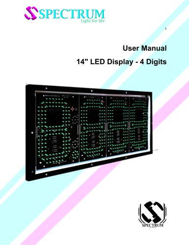 LED Display for gas stations 14&acute;&acute;- 4