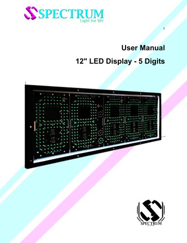 LED Display for gas stations 12&acute;&acute;- 5