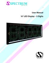 LED Display for gas stations 16´´- 5-1