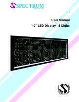 LED Display for gas stations LED 10´´- 5-1