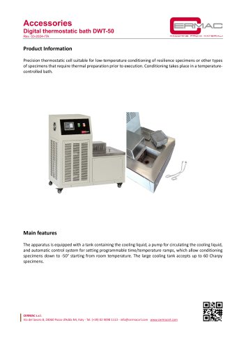 Digital thermostatic bath DWT-50