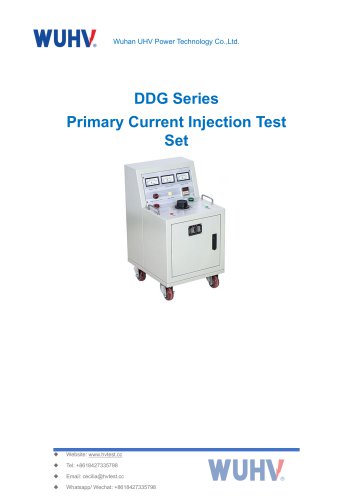DDG Series Primary Current Injection Tester-Catalog