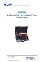 SMG3000 Multifunction Three-phase Phase Voltam-meter-Catalog-1
