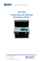 UHV-10A Transformer DC Resistance Tester-Catalog-1