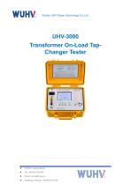 UHV-3000 On Load Tap Changer Characteristic Tester-Catalog-1