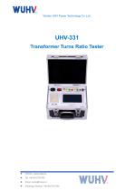 UHV-331 Transformer TTR Tester-Catalog-1