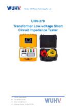 UHV-370 Transformer Low-voltage Short Circuit Impedance Tester-Catalog