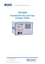 UHV-4000 Transformer On-Load Switch Tester-Catalog-1