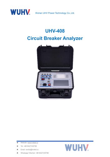 UHV-408 Circuit Breaker Characteristic Tester-Catalog