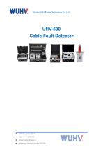 UHV-500 Cable Fault Location Detector-Catalog-1