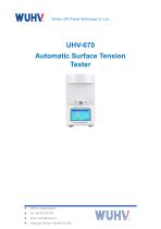 UHV-670 Automatic Surface Tension Tester-Catalog-1