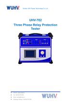 UHV-702 3 Phase Relay Tester-Catalog-1