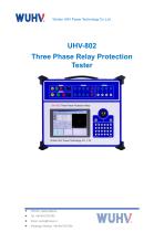 UHV-802 Three Phase Secondary Current Injection Tester-Catalog