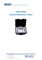 UHV-H100A Microhmmeter-Catalog-1