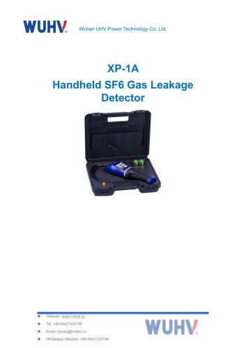XP-1A Handheld SF6 Gas Leakage Detector-Catalog