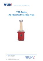 YDQ Series AC Hipot Test Set (Gas Type) -Catalog-1