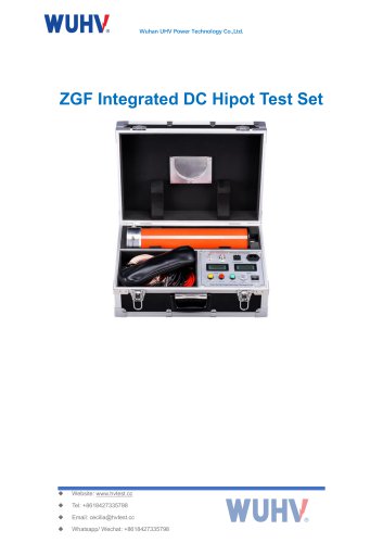 ZGF DC Hipot Tester-Catalog
