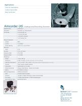 Spécification AMCORDER UG-2