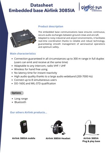 Embedded base Airlink 3085IA