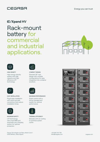 Data sheet E/Xpand HV