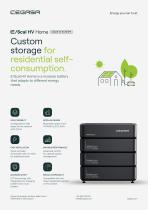 Data sheet E/Scal HV Home