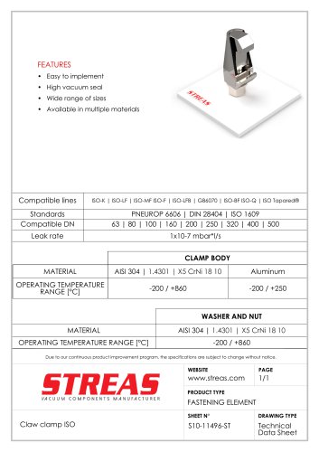 ISO claw clamp