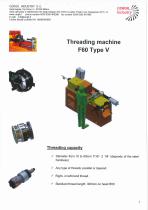 Threading machine F60 type V-1