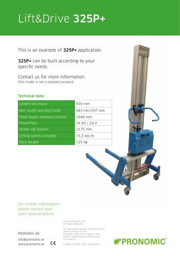 Lift&Drive 325P+