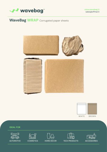 WaveBag WRAP Corrugated paper sheets
