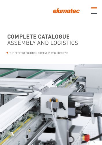 COMPLETE CATALOGUE ASSEMBLY AND LOGISTICS