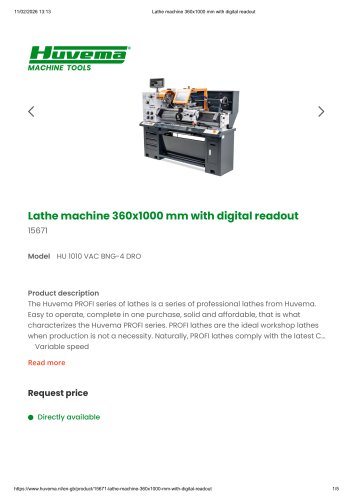 HU 1010 VAC BNG-4 DRO