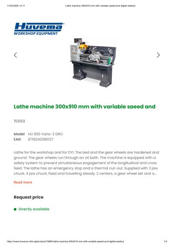HU 900 Vario-2 DRO