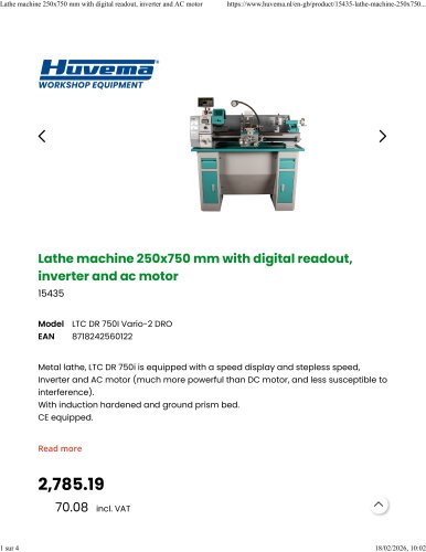 LTC DR 750I Vario-2 DRO