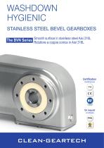 WASHDOWN HYGIENIC  The BVN Series-1