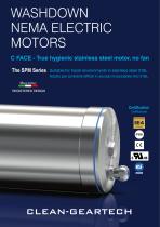 WASHDOWN NEMA ELECTRIC MOTORS The SPM Series-1