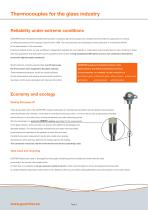 Thermocouples for the glass industry-2