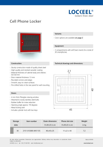 Cell Phone Locker