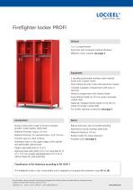 Firefighter locker PROFI-1