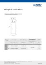 Firefighter locker PROFI-2