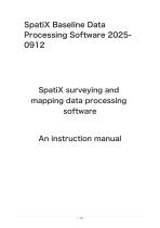 SpatiX Baseline Data Processing Software 2025- 0912-1