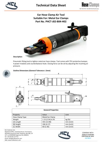 Ear Hose Clamp Air Tool
