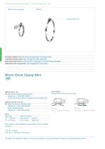 Screw Clamps and Universal Clamps Worm Drive Clamp Mini 180-1