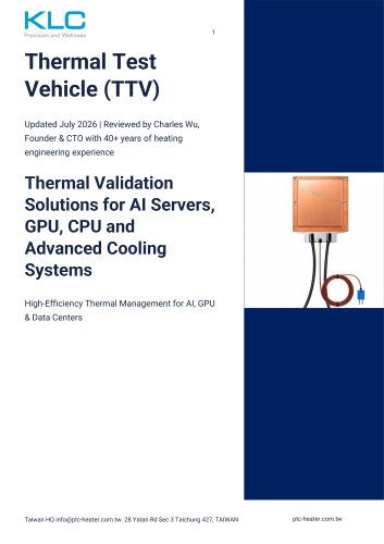 KLC TTV (Thermal Test Vehicle)