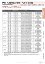 PTC Air Heater Standard OH Type-3