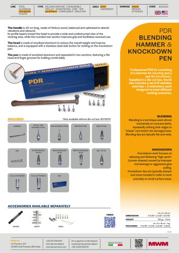 BLENDING HAMMER & KNOCKDOWN PEN