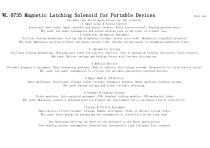 WL 0735 Magnetic Latching Solenoid for Portable Devices-2