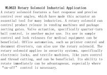 WL0623 Rotary Solenoid Industrial Application-2